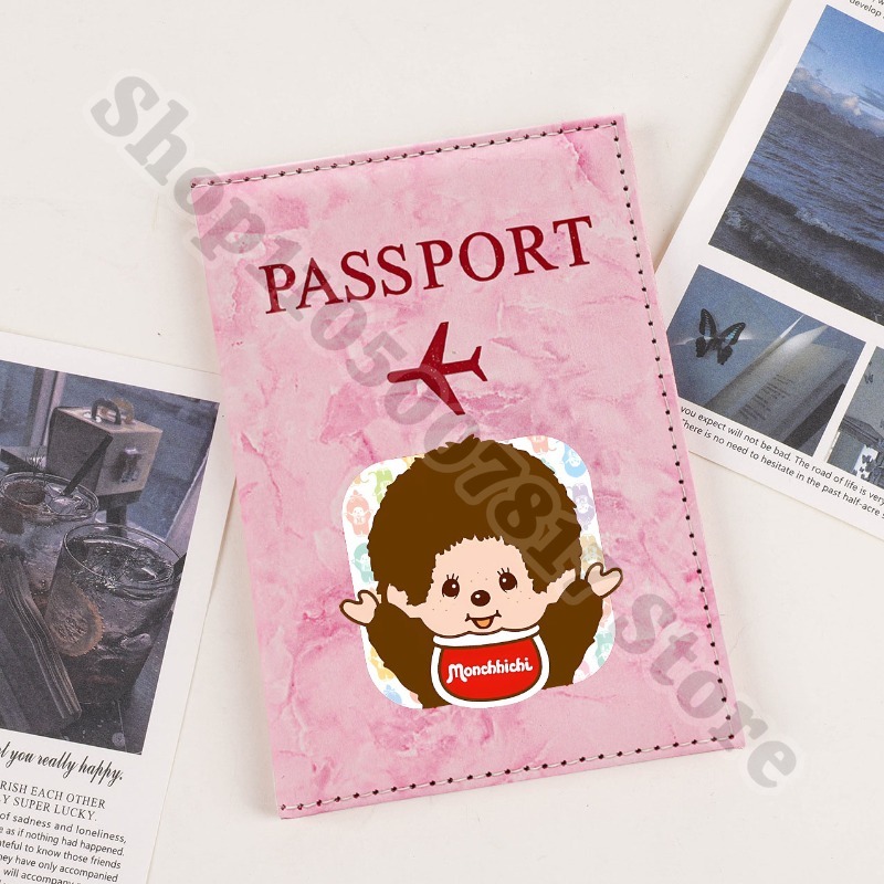 Travel Accessories Girly - Adult Kids Cartoon Cute Passport Cover