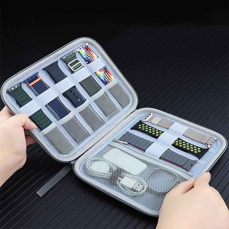 Travel Accessories Apple - Watchbands box for Apple/Samsung/xiaomi Watch strap