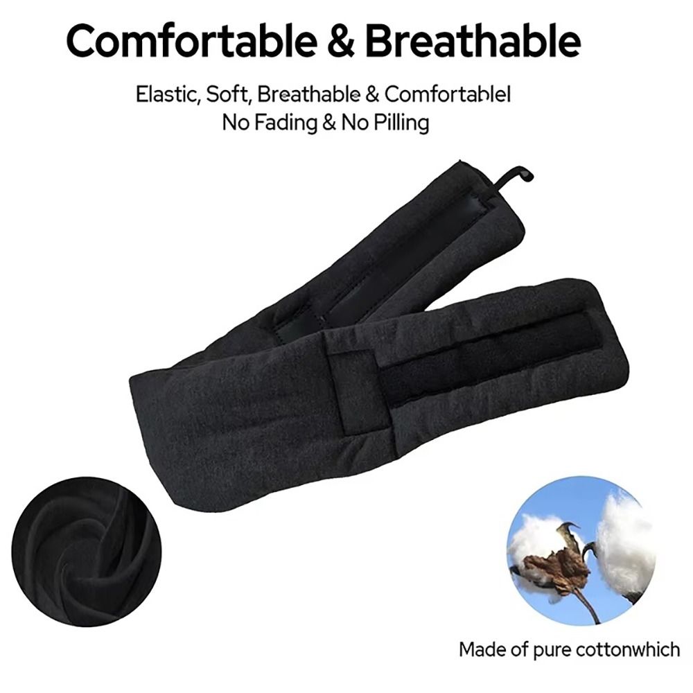 Travel Accessories For Road Trip - 3D Contoured Travel Pillow 100% Blackout