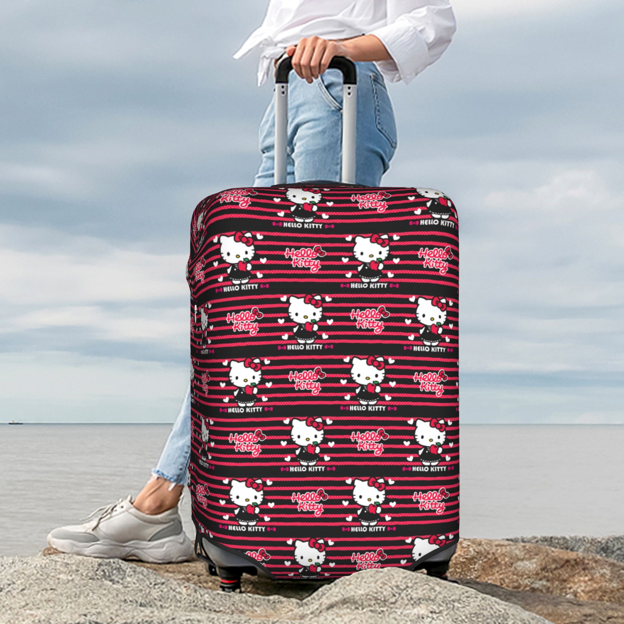 Travel Accessories Apple - Cartoon Hello Kitty Red Apple Red