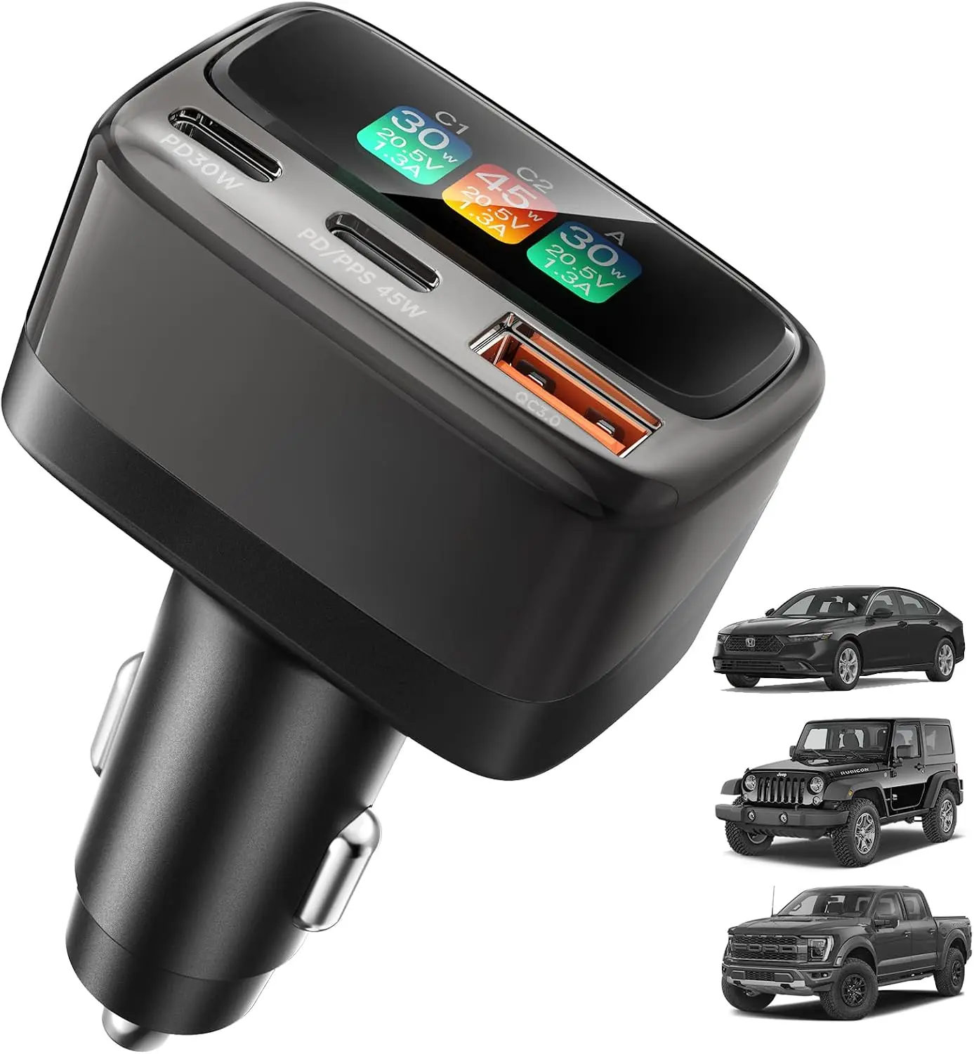 Travel Accessories Car - 105W USB C Car Charger with