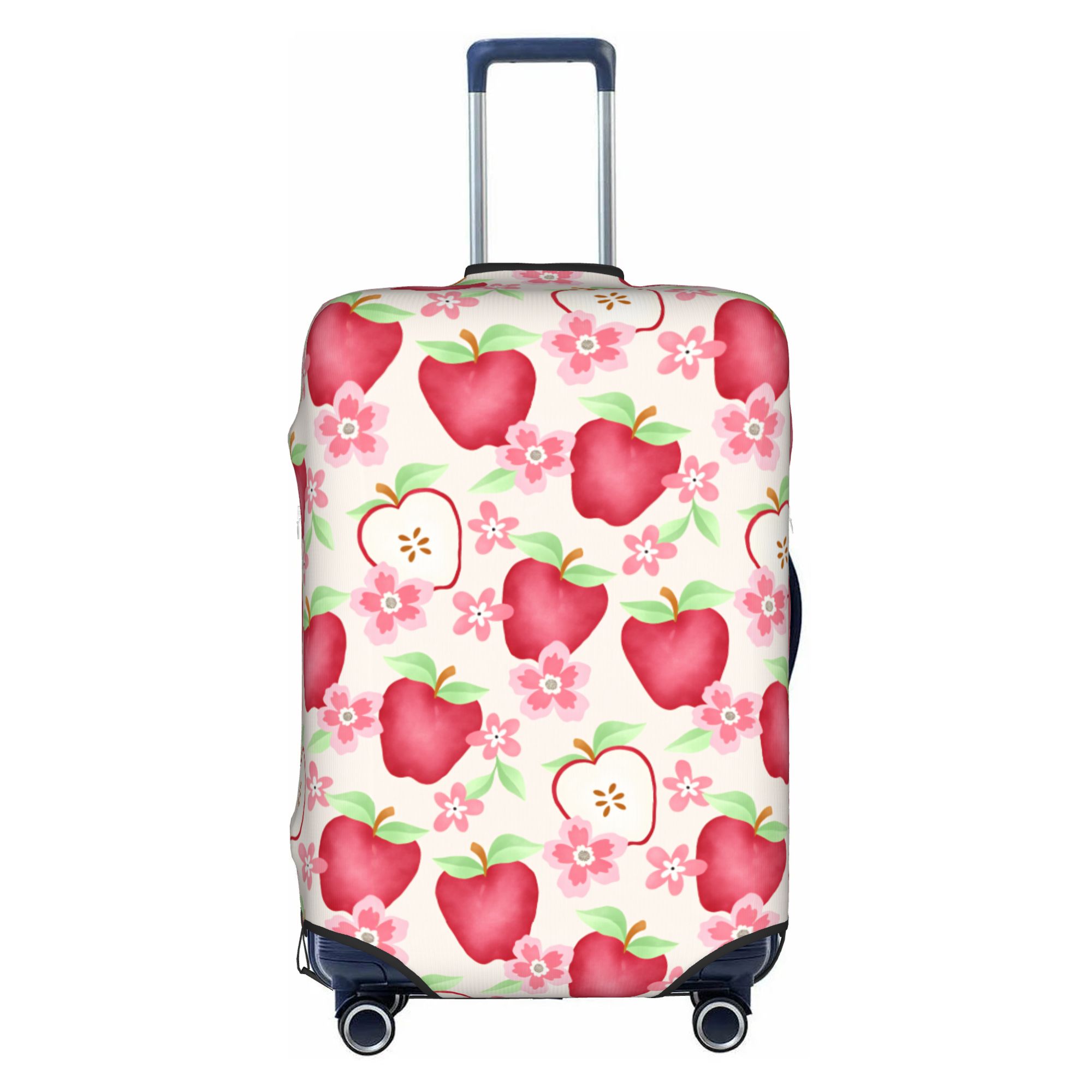 Travel Accessories Apple - Watercolor Pink Apple Flowers Luggage Cover