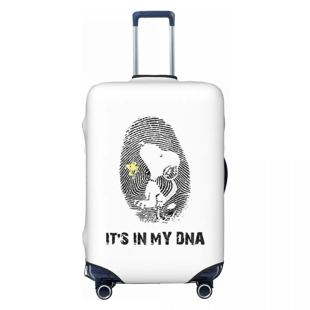 Travel Accessories For Road Trip - Durable Elastic Suitcase Sleeve Cute Dogs