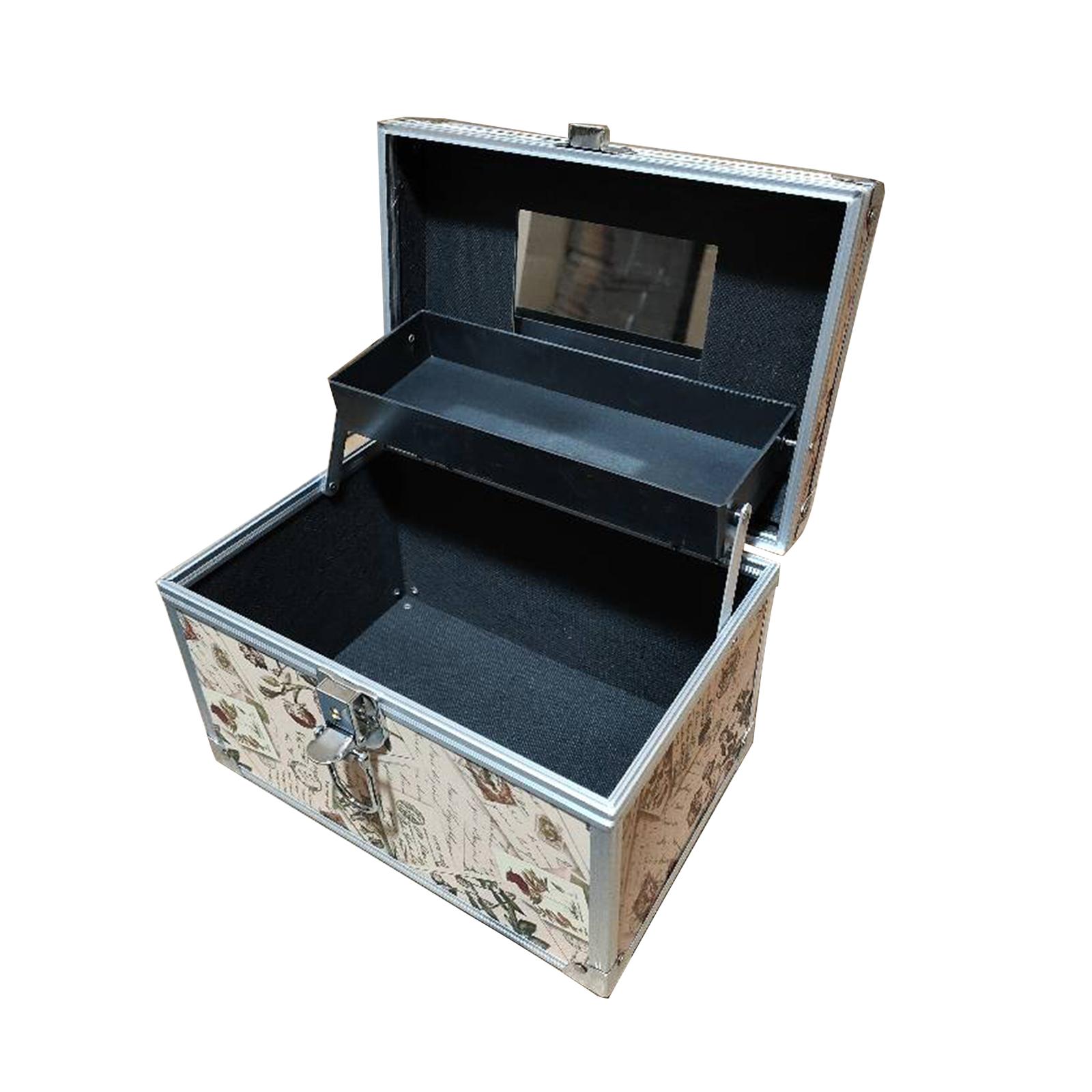 Travel Accessories For Train - Makeup Box Organizer, Makeup Train Case,