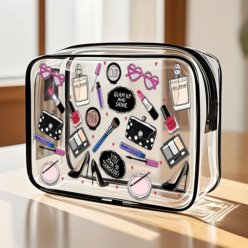 Toiletry Bag Tsa - 1pc Clear Makeup Bag Transparent Travel