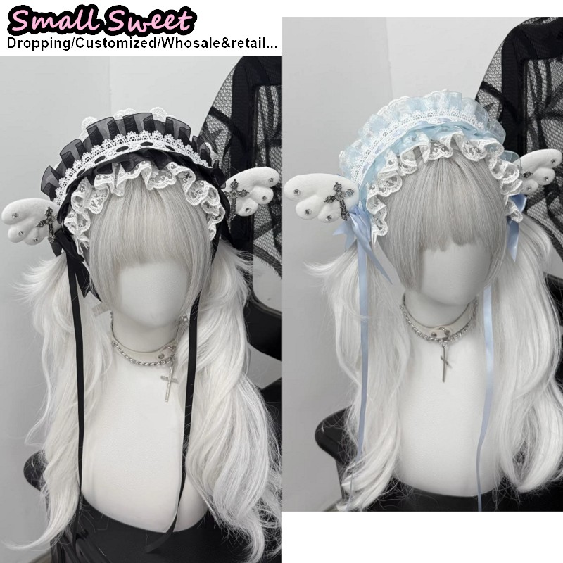 Travel Accessories For Girls - Women Gothic Lolita Y2K Girl Bow