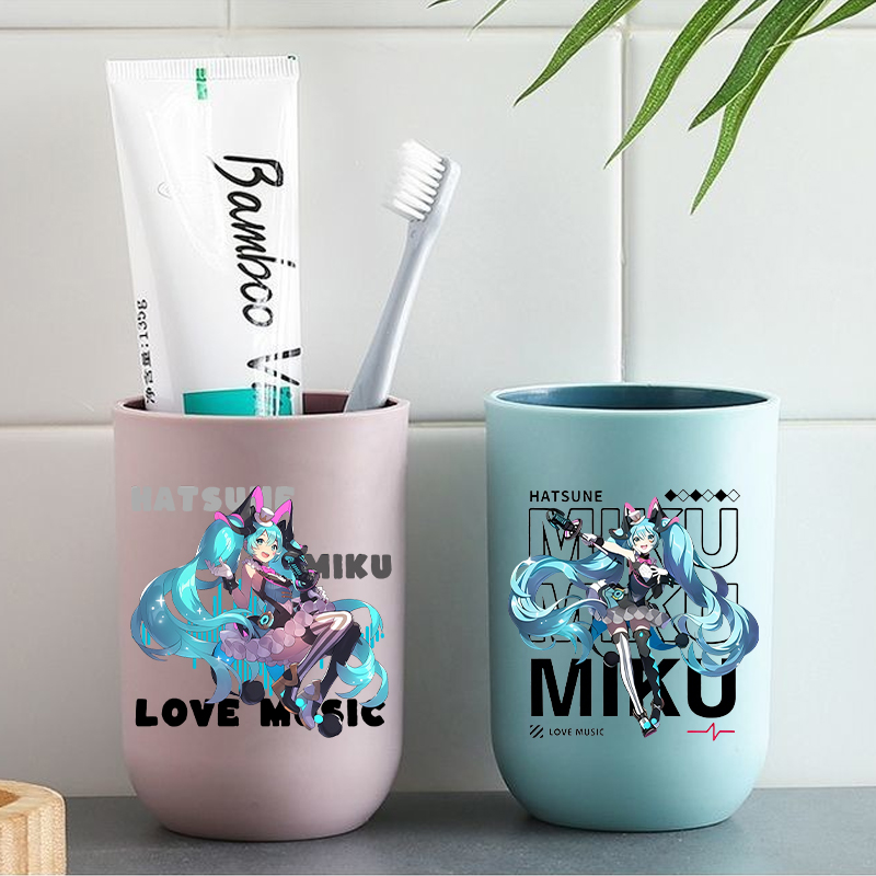 Travel Accessories Girly - Hatsune Mikus Toothbrush Cup Girls Cute