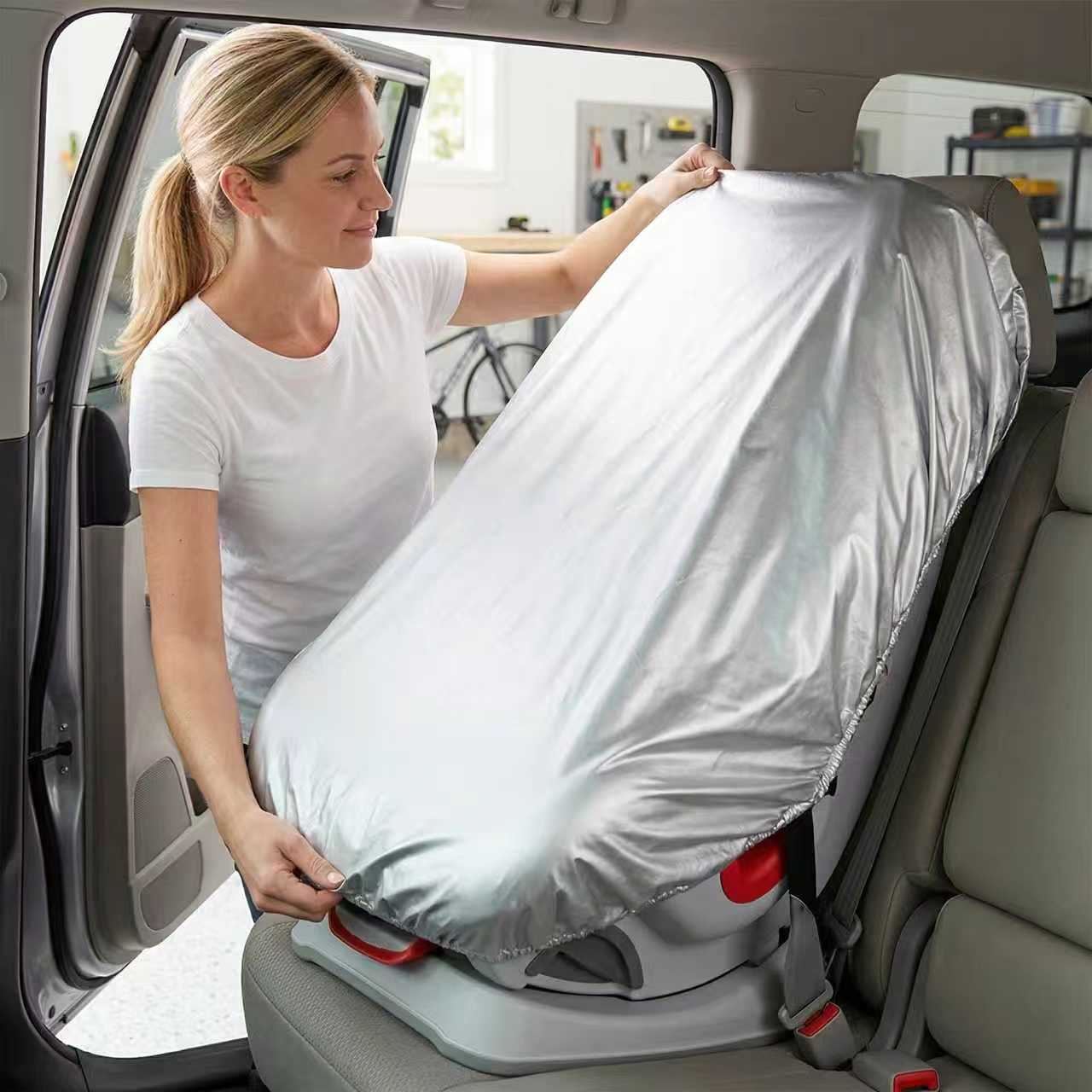 Travel Accessories For 3 Year Old - 1PC Silver Baby Car Seat Sun