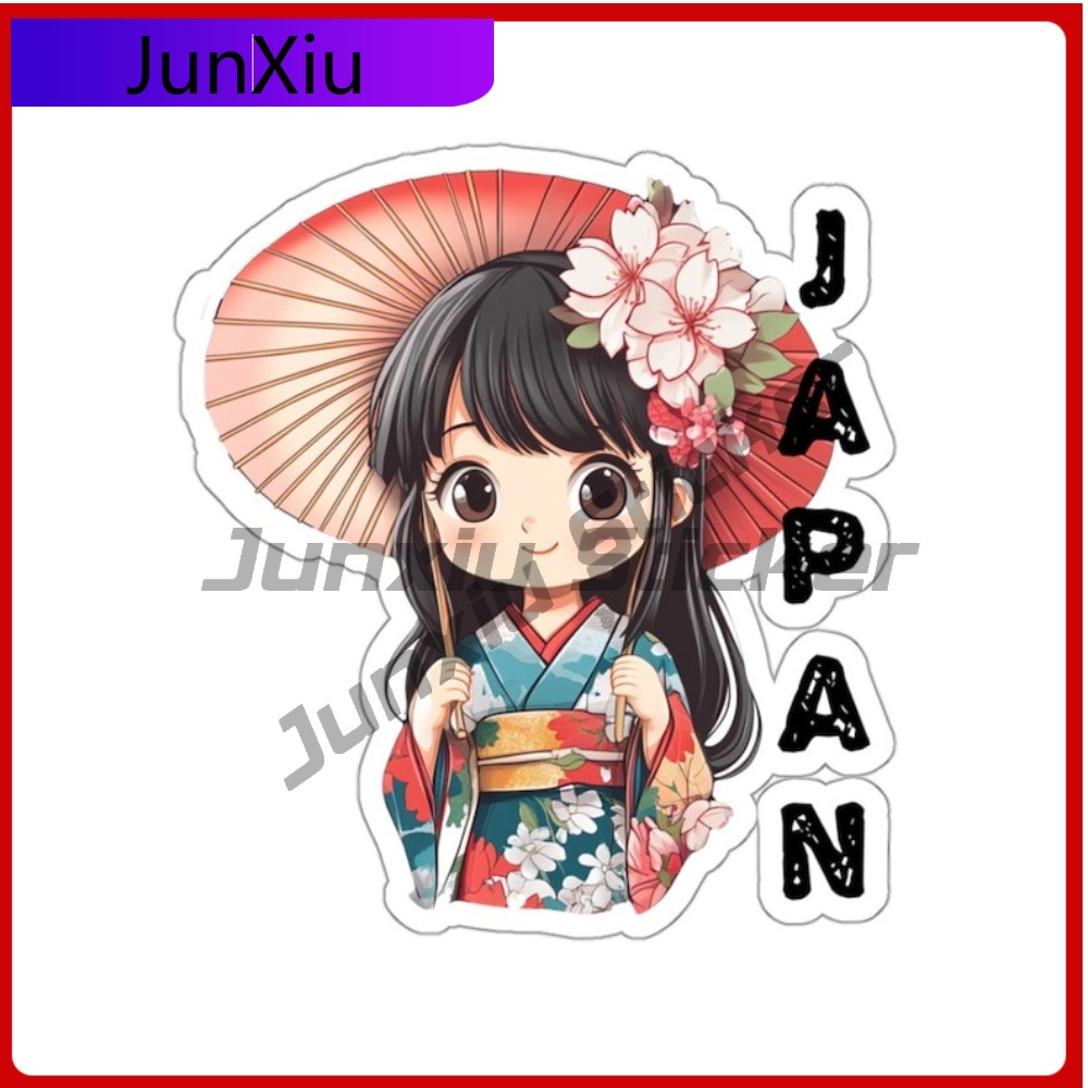 Travel Accessories For Girls - Japan Travel Stickers Asian Japanese Girl
