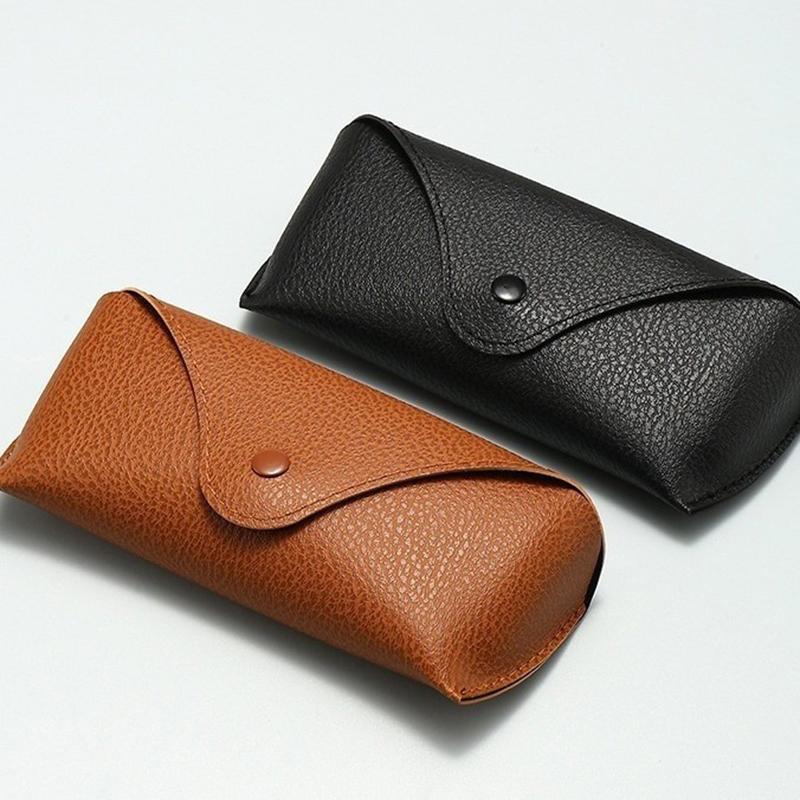 Travel Accessories Pouch For Women - PU Leather Sunglasses Case Compact and