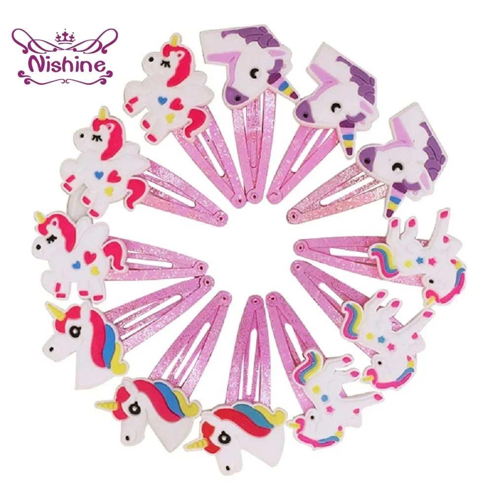 Travel Accessories For 3 Year Old - Nishine Lấp Lánh Kỳ Lân Hairclips