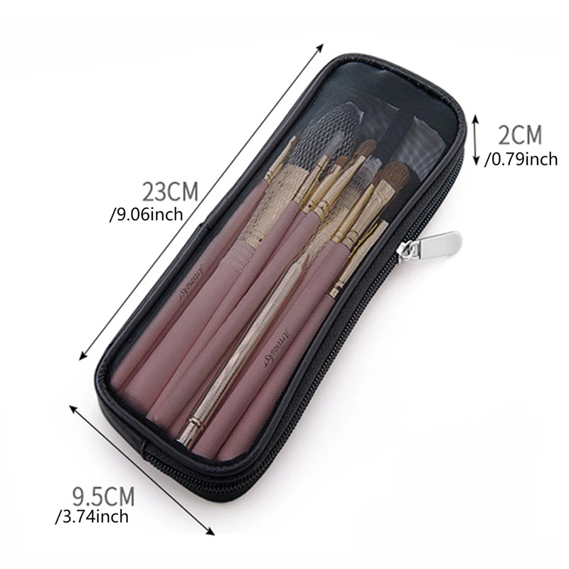 Travel Accessories Pouch For Women - Makeup Brush Travel Case Cosmetic Toiletry