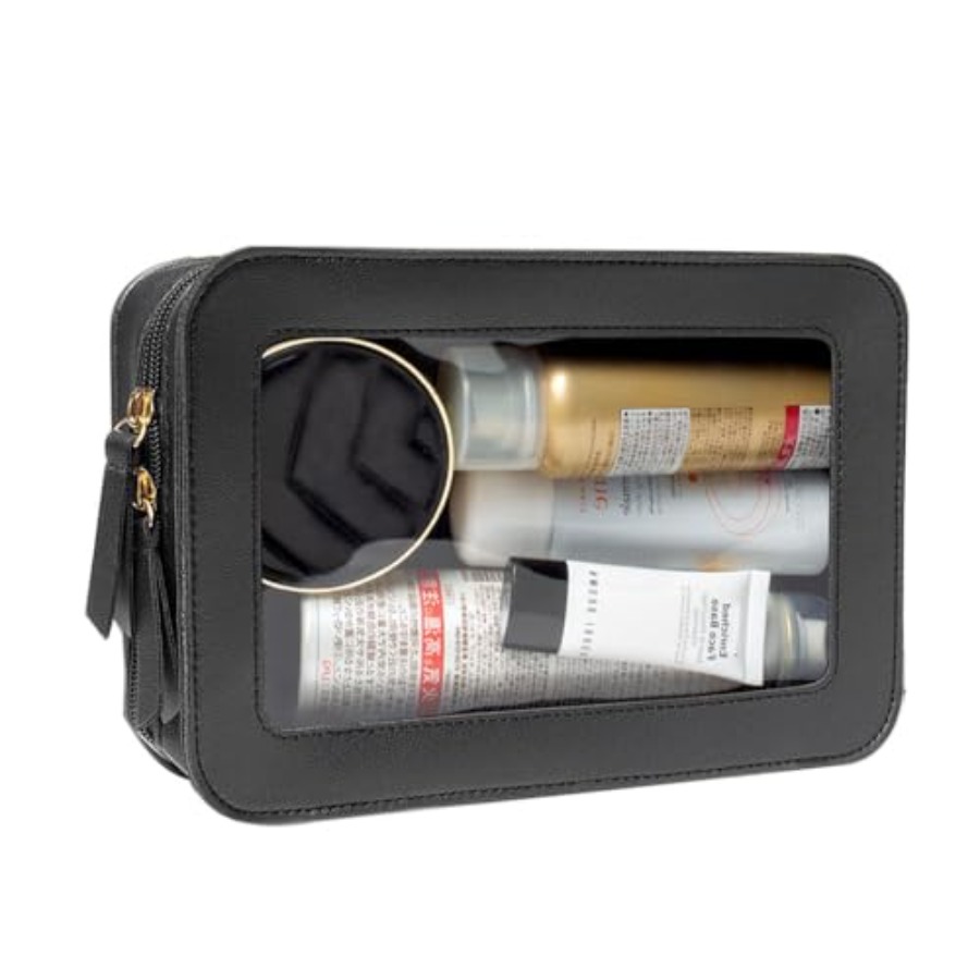 Clear Makeup Bag Small, TSA Ap - đánh giá và giá Toiletry Bag Tsa