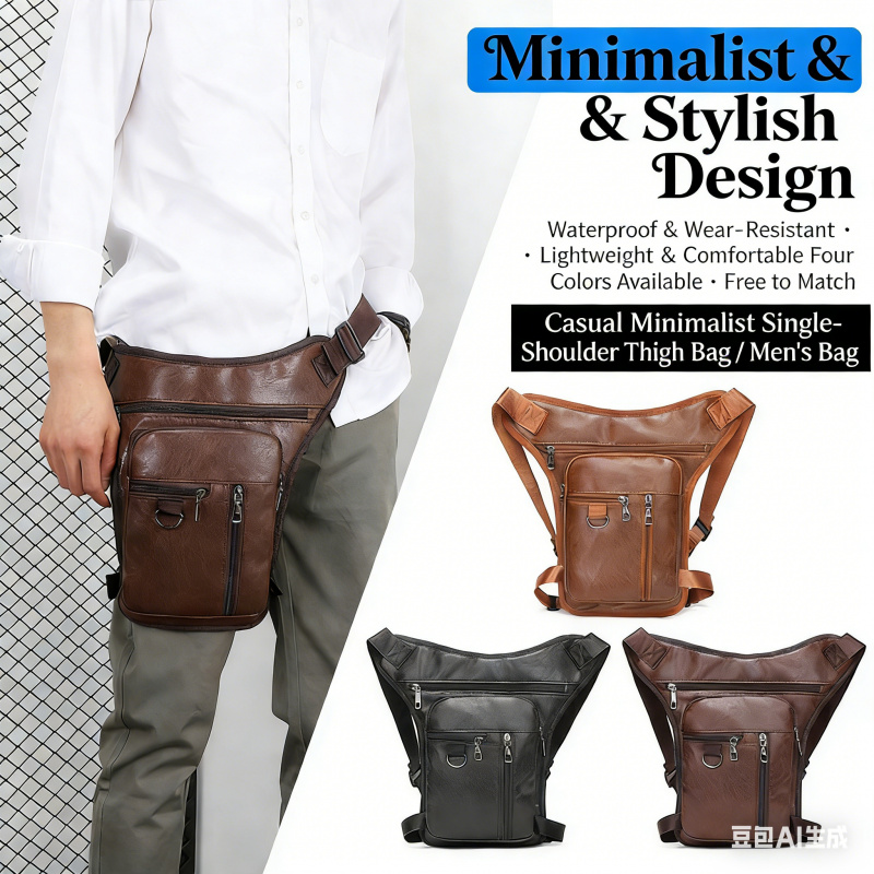 Pu Leather Drop Leg Bag Thigh  - đánh giá và giá Travel Accessories Hip Belt