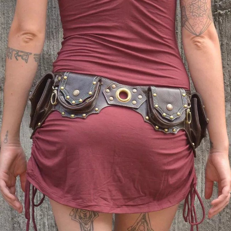 1pc Medieval Steampunk Leather - đánh giá và giá Travel Accessories Hip Belt
