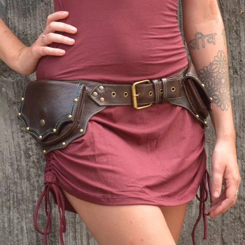 1pc Medieval Steampunk Leather - đánh giá và giá Travel Accessories Hip Belt