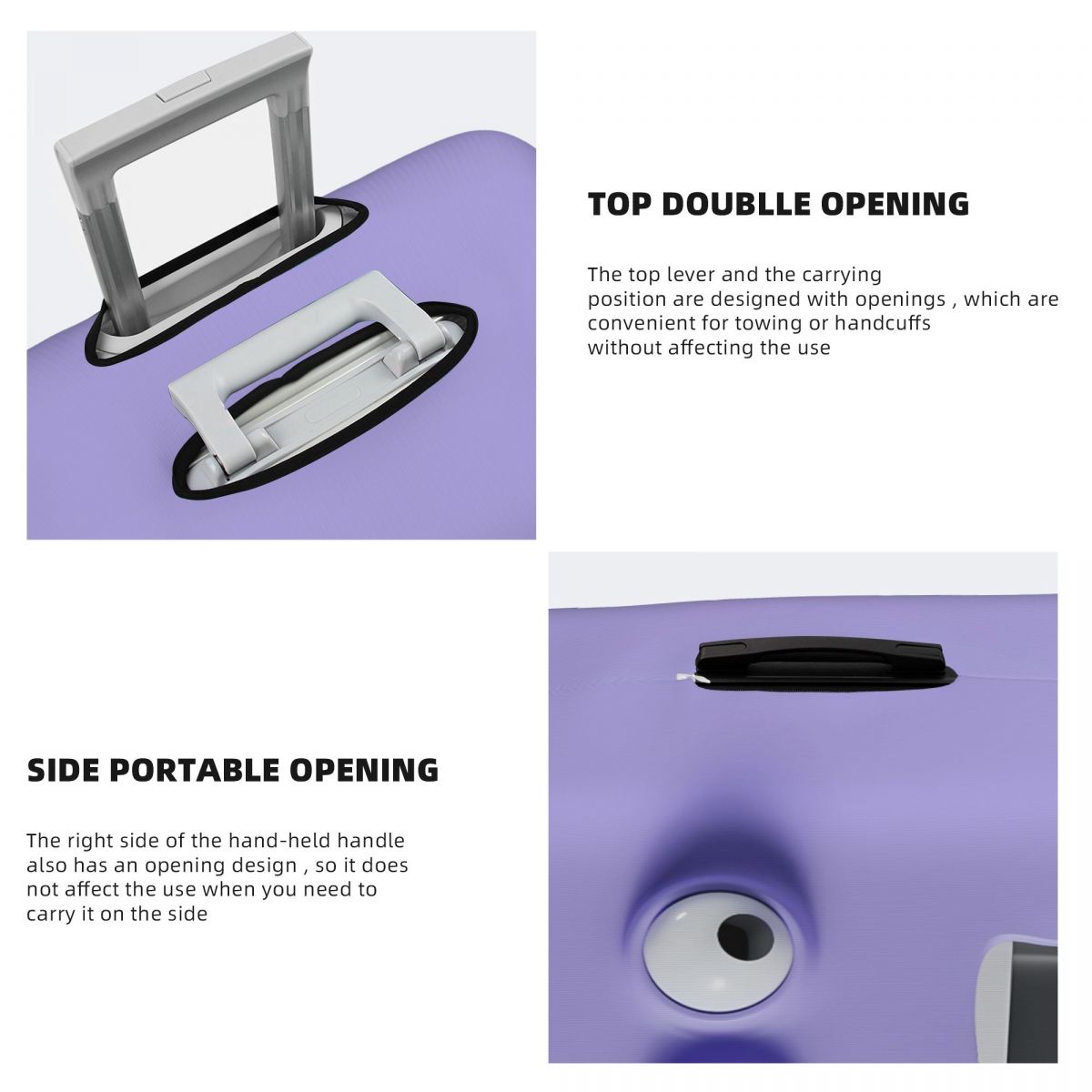 Funny Expression Printed Suitc - đánh giá và giá Travel Accessories To 3D Print