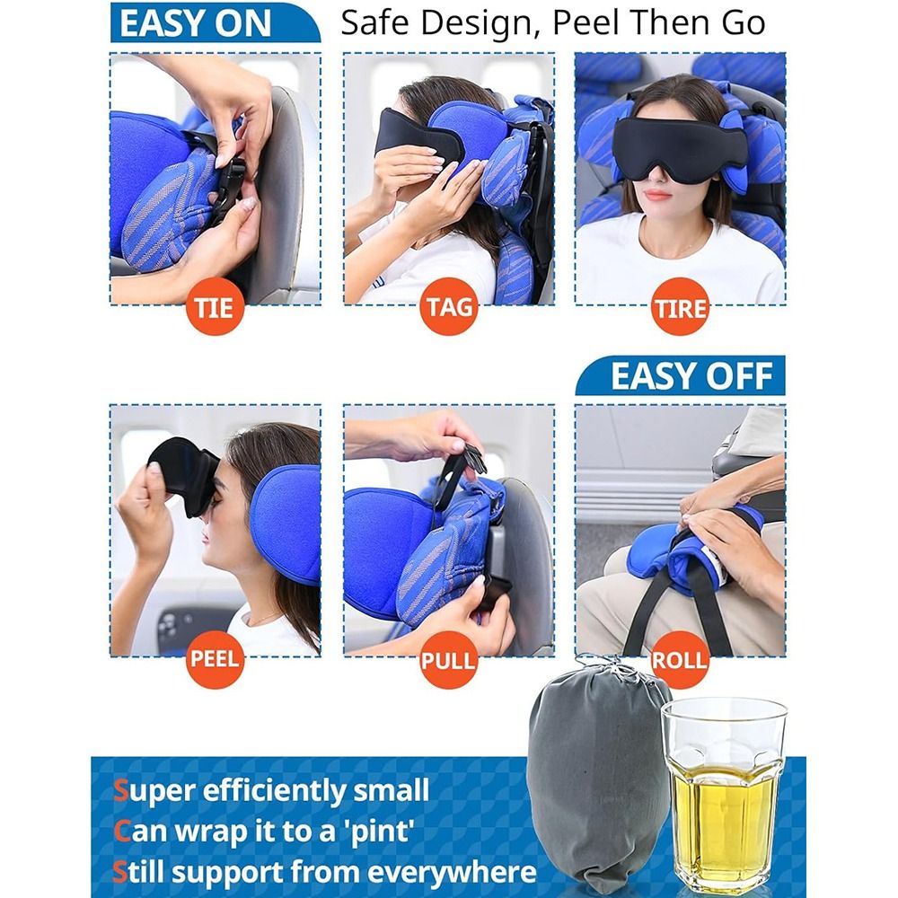 3D Contoured Travel Pillow 100 - đánh giá và giá Travel Accessories For Road Trip