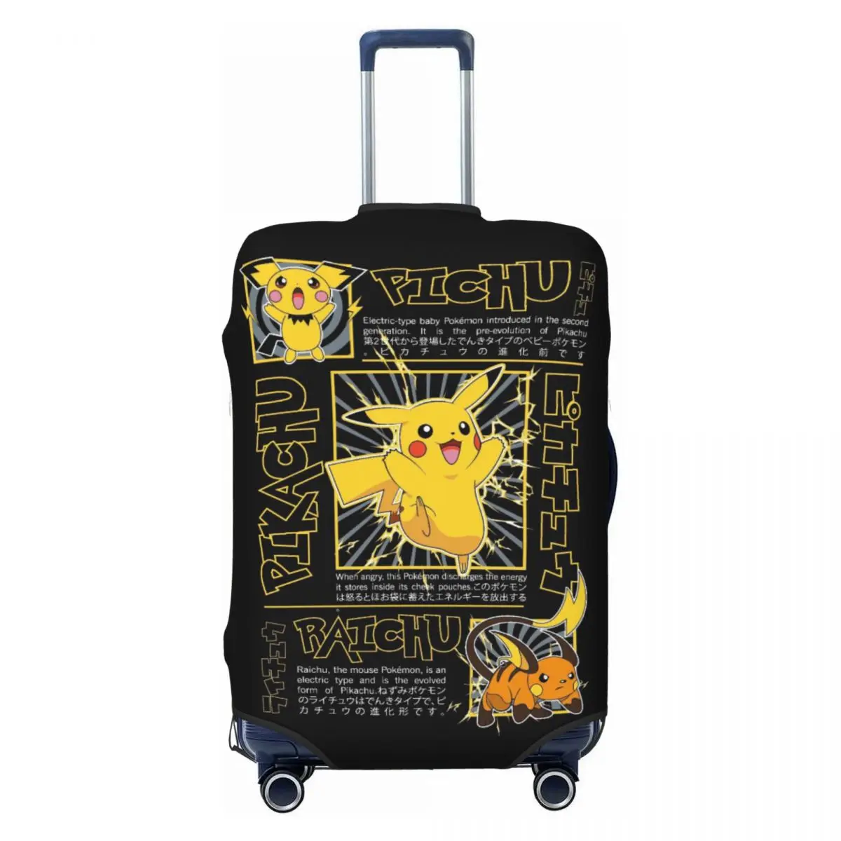 Elastic Luggage Cover P-Pikach - đánh giá và giá Travel Accessories For Road Trip