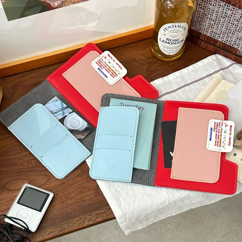 Ins Color Block Passport Holde - đánh giá và giá Travel Accessories Pouch For Women