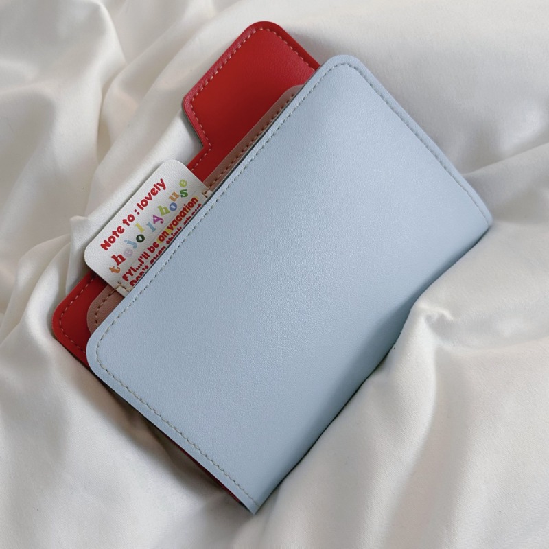Ins Color Block Passport Holde - đánh giá và giá Travel Accessories Pouch For Women
