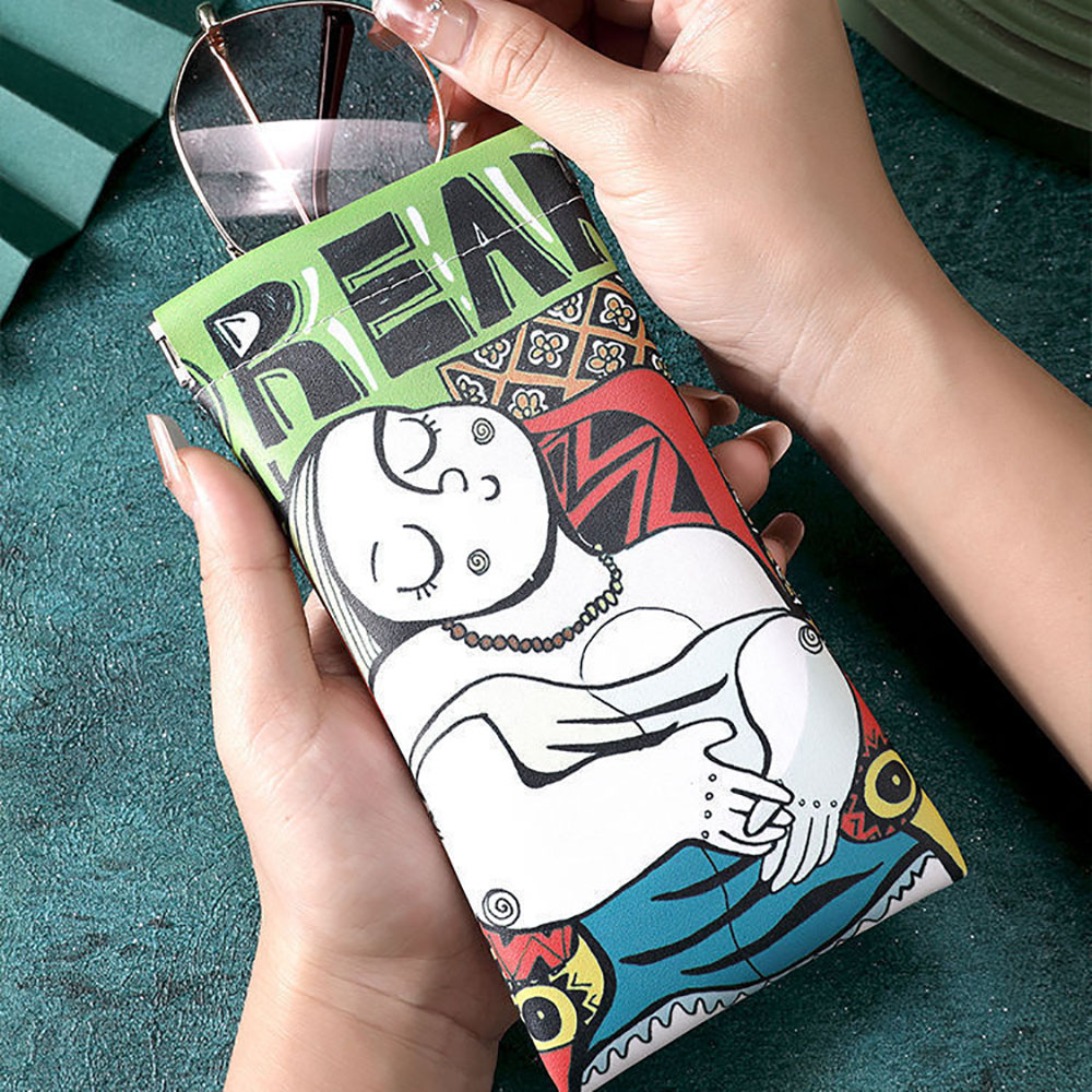 Cartoon Sunglasses Case PU Lea - đánh giá và giá Travel Accessories Pouch For Women