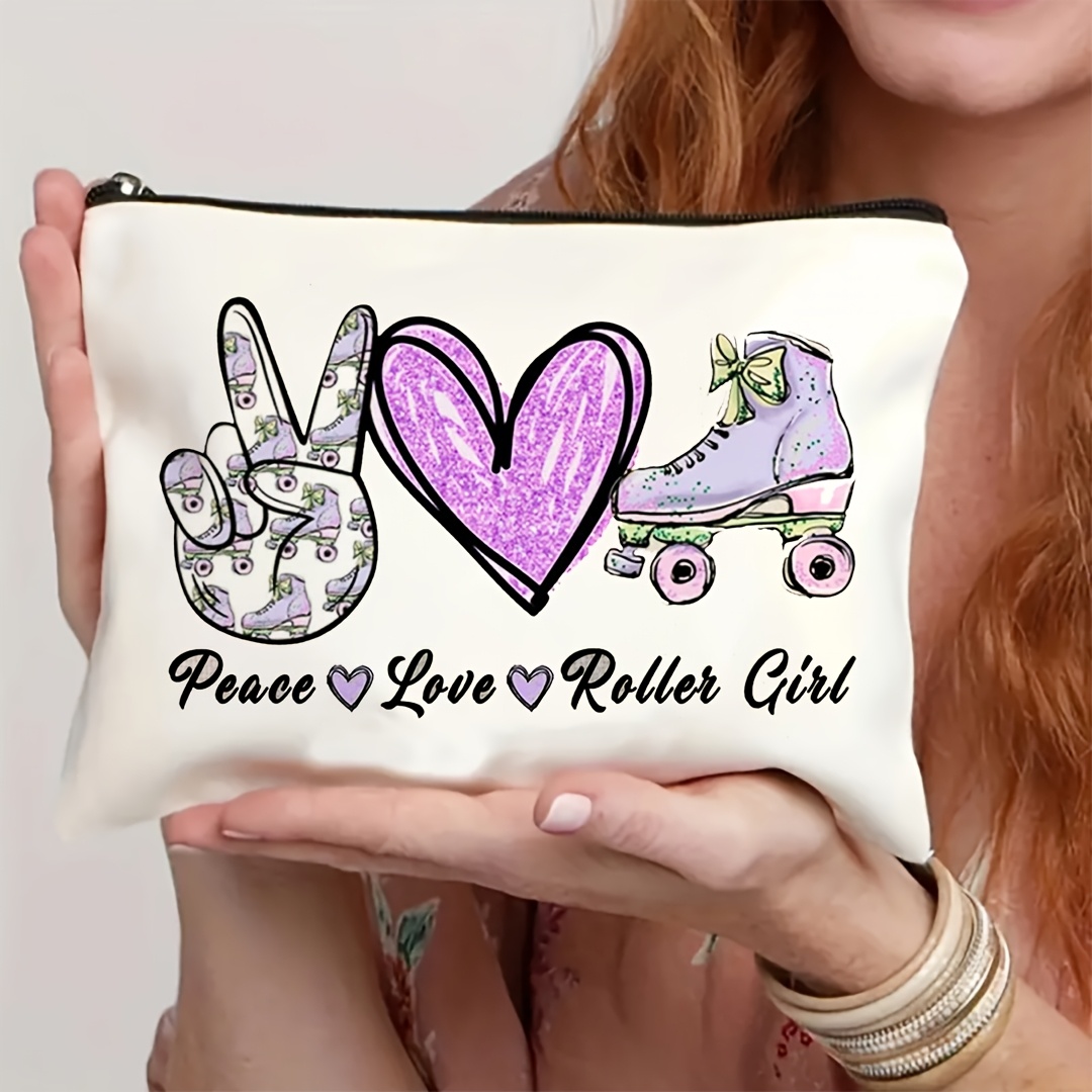 1Pc Peace, Love & Roller Skati - đánh giá và giá Travel Accessories For Girls