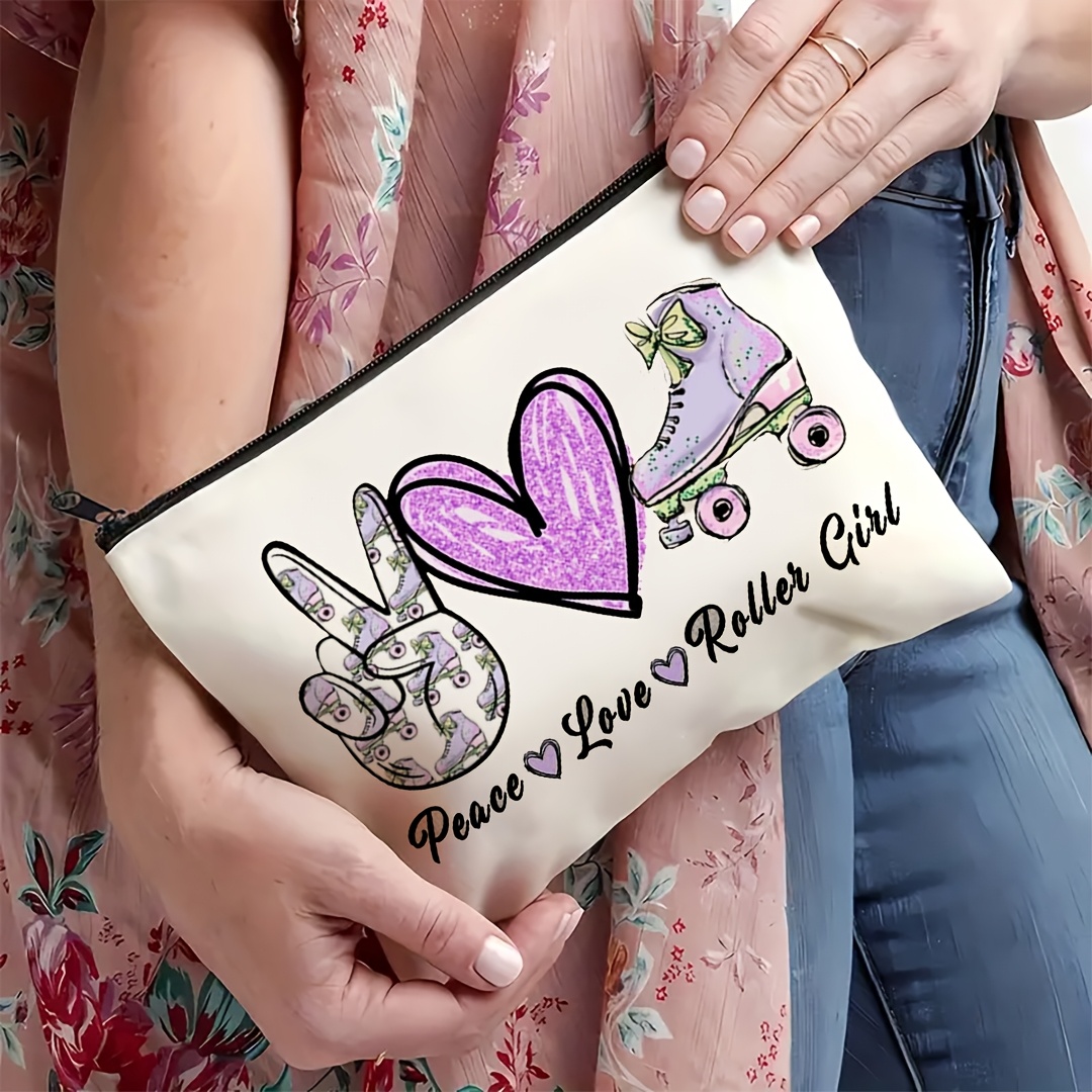 1Pc Peace, Love & Roller Skati - đánh giá và giá Travel Accessories For Girls