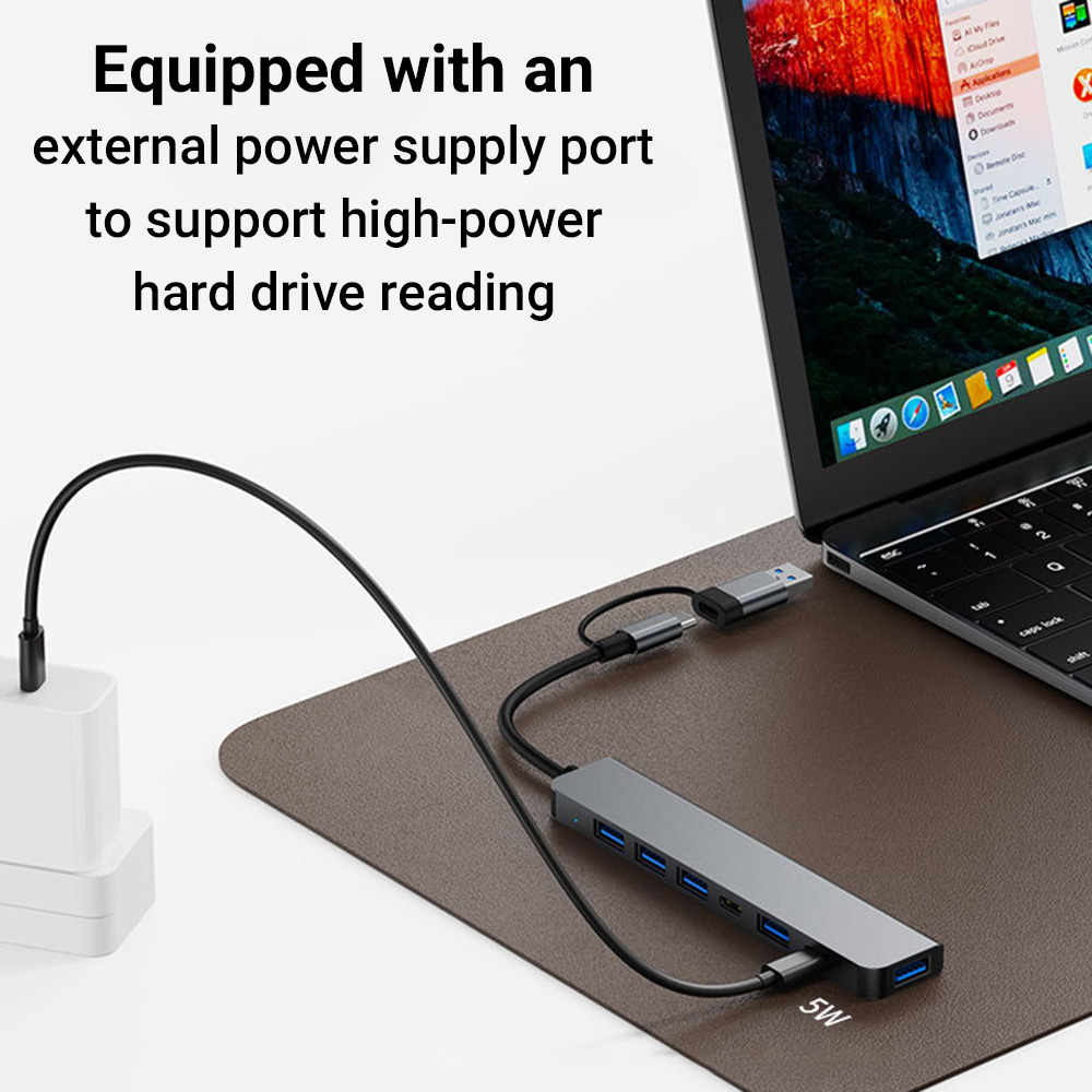 7-in-1 Dual-Head USB-C&USB Doc - đánh giá và giá Travel Accessories You Need