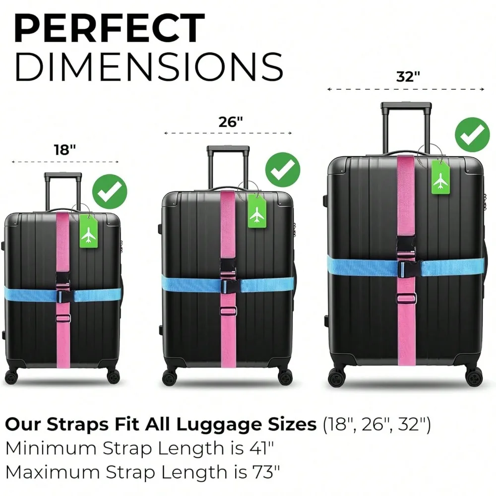 Luggage Strap Set with Luggage - đánh giá và giá It Travel Accessories