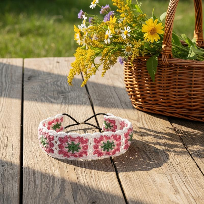 Knitted Flower Headband Colorf - đánh giá và giá Travel Accessories Hawaii