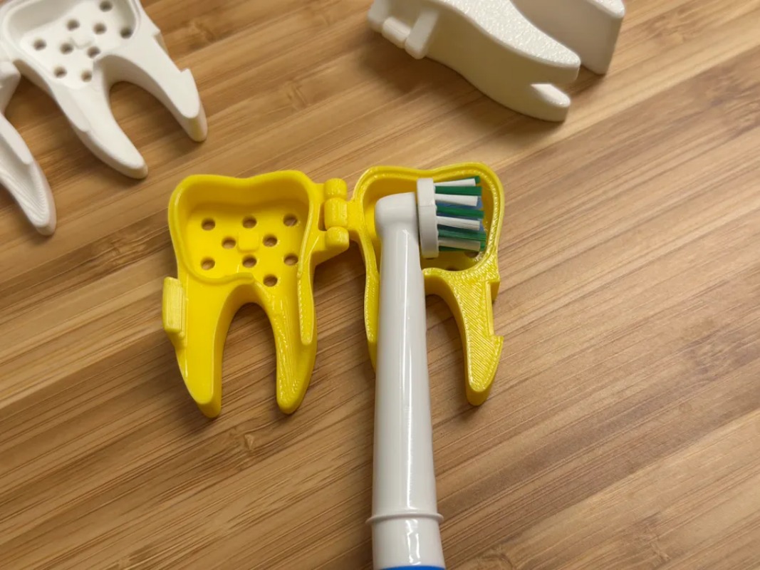 3D Printed Cute Tooth Shaped P - đánh giá và giá Travel Accessories To 3D Print
