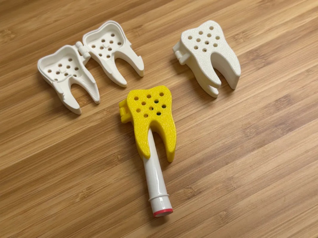 3D Printed Cute Tooth Shaped P - đánh giá và giá Travel Accessories To 3D Print