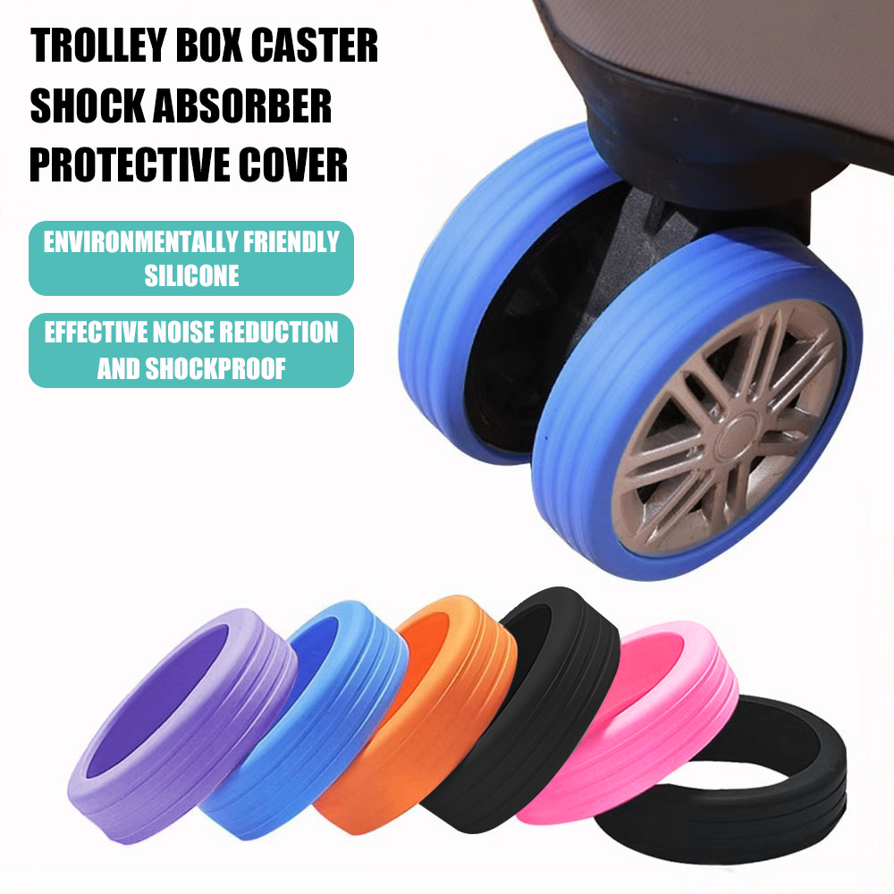8PCS Luggage Caster Silicone P - đánh giá và giá Travel Accessories You Need