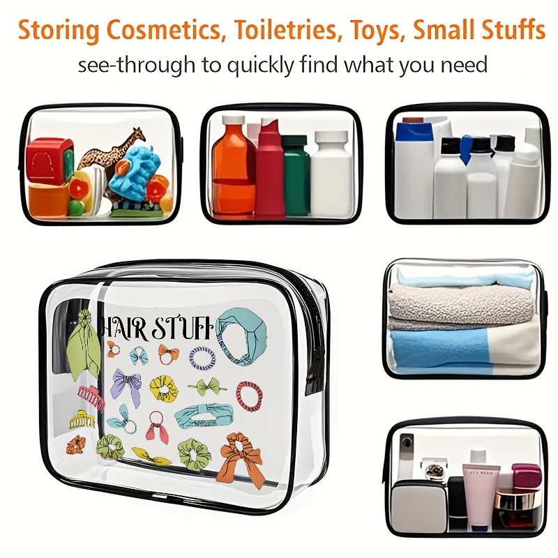 1pc Clear Makeup Bag Transpare - đánh giá và giá Toiletry Bag Tsa