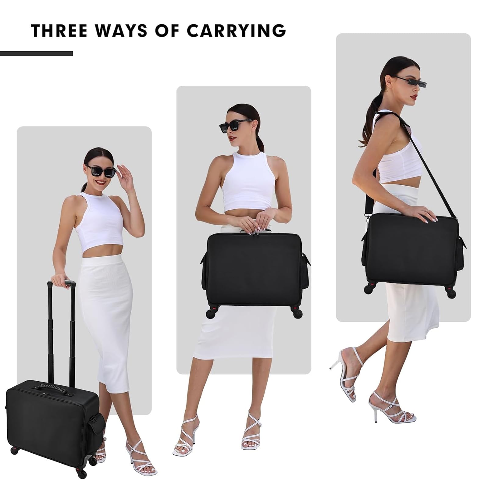 Salon Rolling Makeup Case Trai - đánh giá và giá Travel Accessories For Train