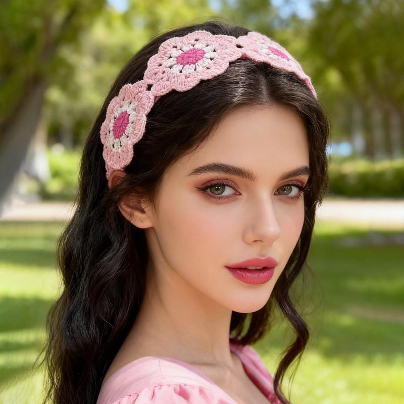 Knitted Flower Headband Colorf - đánh giá và giá Travel Accessories Hawaii