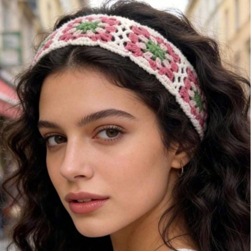 Knitted Flower Headband Colorf - đánh giá và giá Travel Accessories Hawaii
