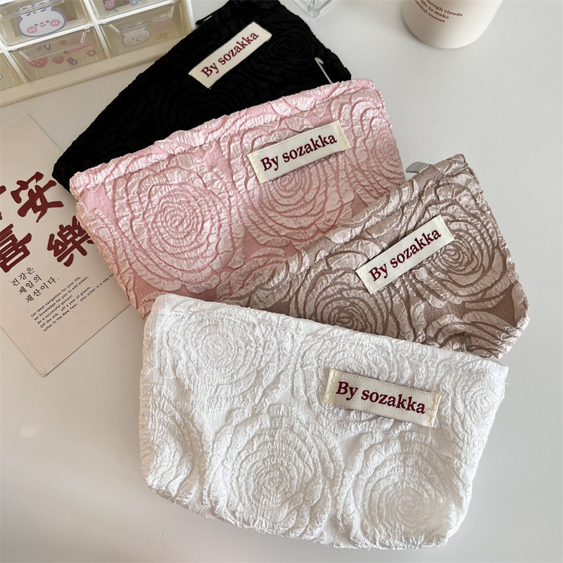 Pháp Hoa Nổi Đựng Mỹ Phẩm Đi D - đánh giá và giá Travel Accessories Pouch For Women