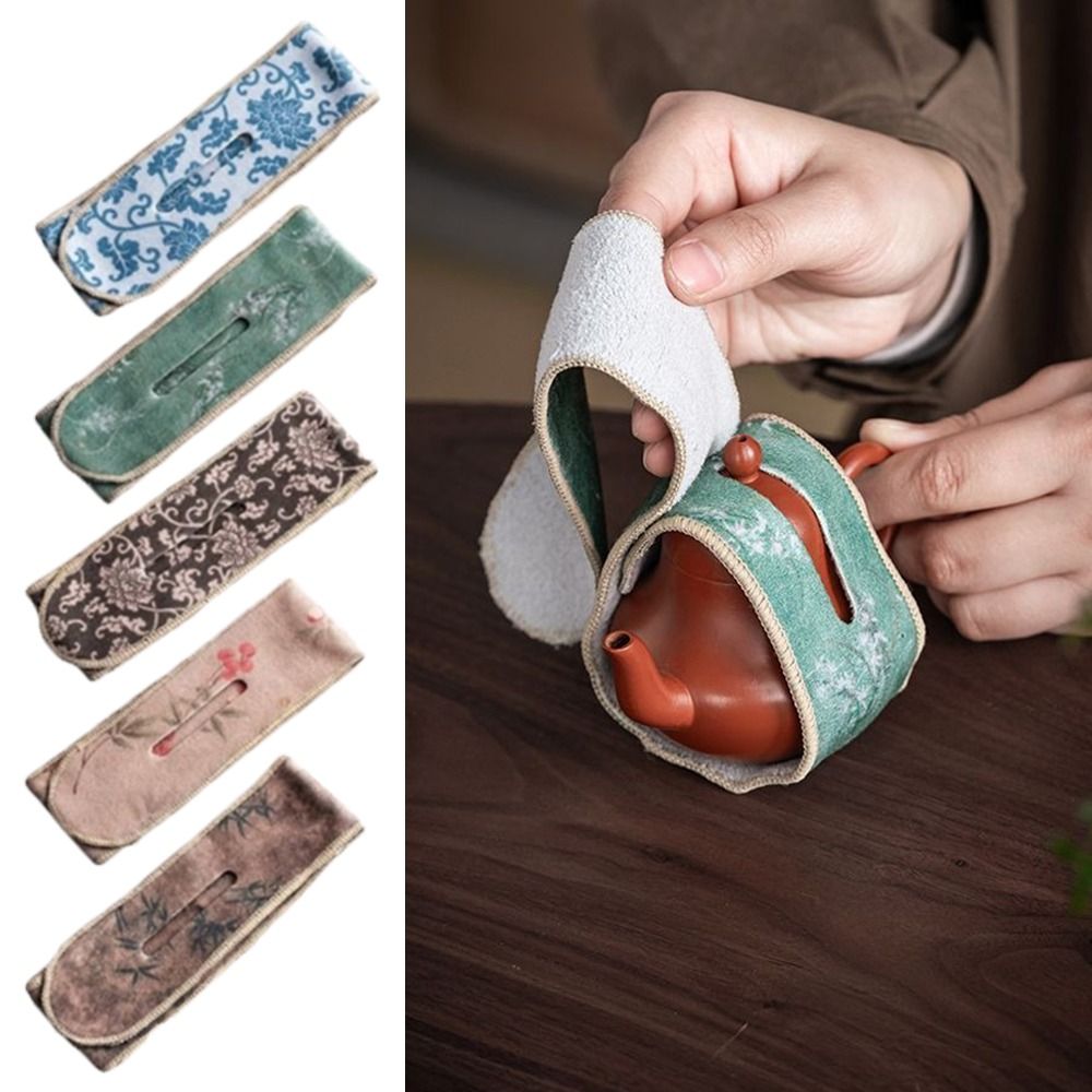 Retro Suede Tea Set Protective - đánh giá và giá Travel Accessories Dropshipping