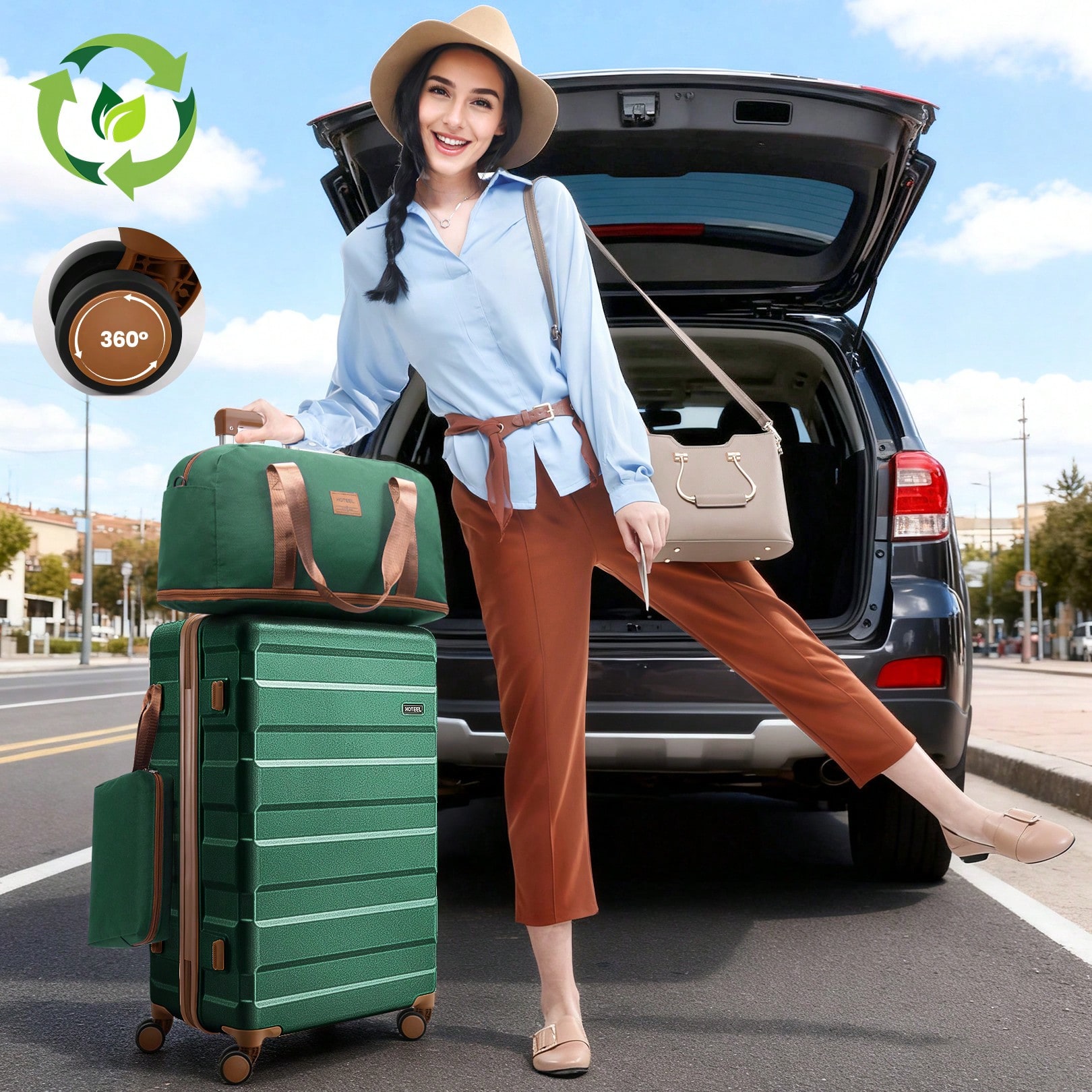 tooluck Luggage Set 3pcs 4-Yea - đánh giá và giá Toiletry Bag Tsa