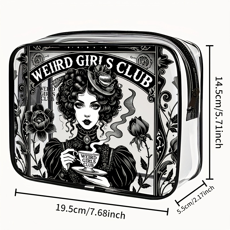 1PC Clear Makeup Bag Travel To - đánh giá và giá Toiletry Bag Tsa