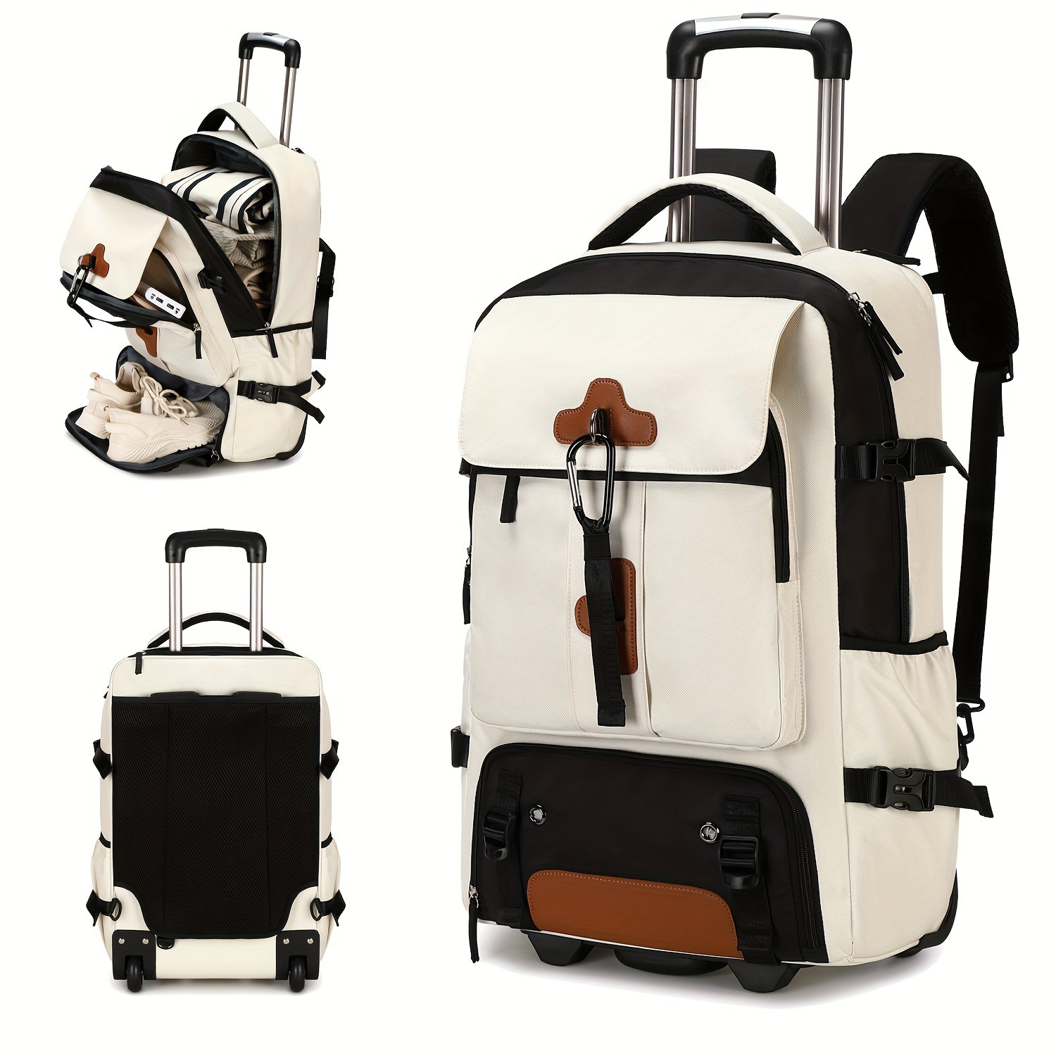 Rolling Backpack Large Capacit - đánh giá và giá Travel Accessories Bag For Men