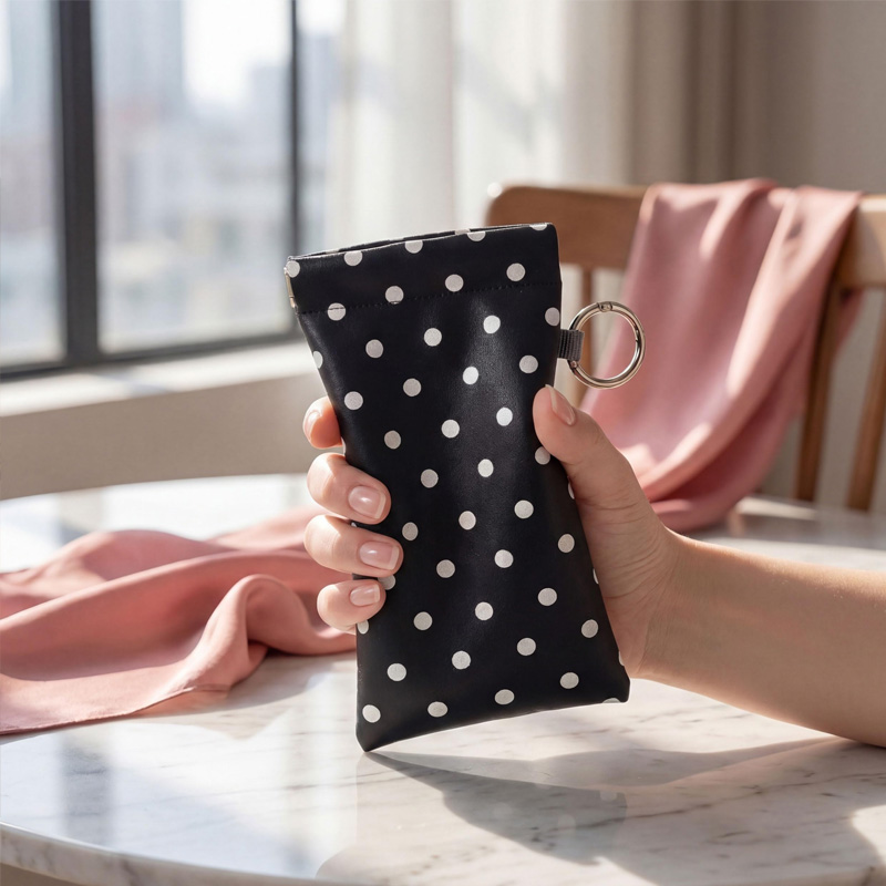 1pc Polka Dot Eyeglass Pouch w - đánh giá và giá Travel Accessories Pouch For Women