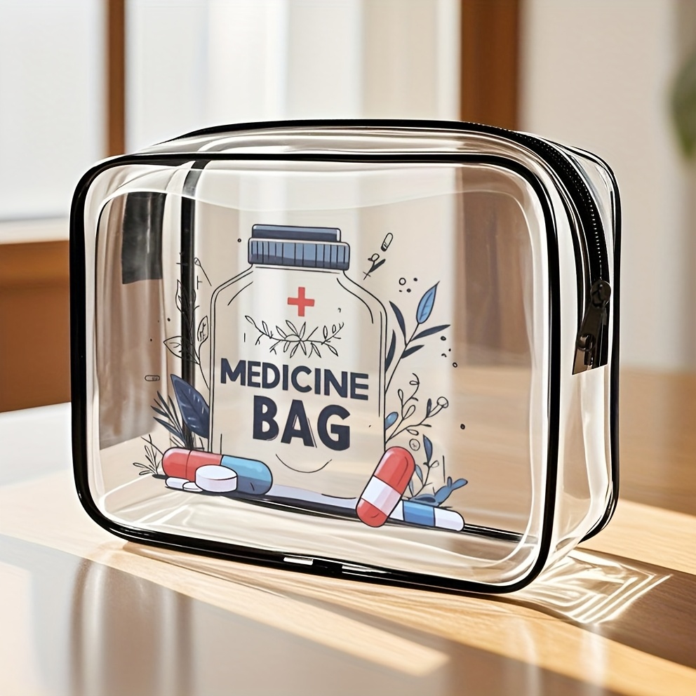 1pc Clear Makeup Bag Transpare - đánh giá và giá Toiletry Bag Tsa