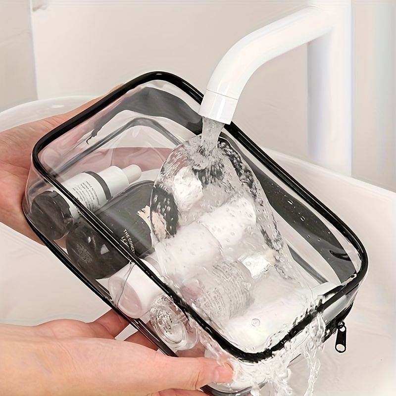 1pc Clear Makeup Bag Transpare - đánh giá và giá Toiletry Bag Tsa
