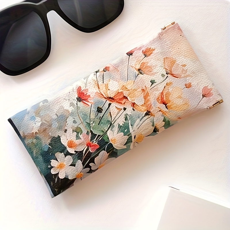 1pc Glasses Case, Faux Leather - đánh giá và giá Travel Accessories Pouch For Women