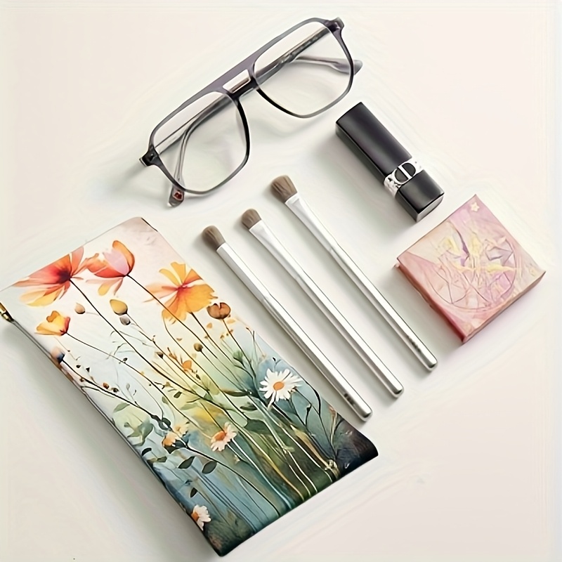 1pc Glasses Case, Faux Leather - đánh giá và giá Travel Accessories Pouch For Women
