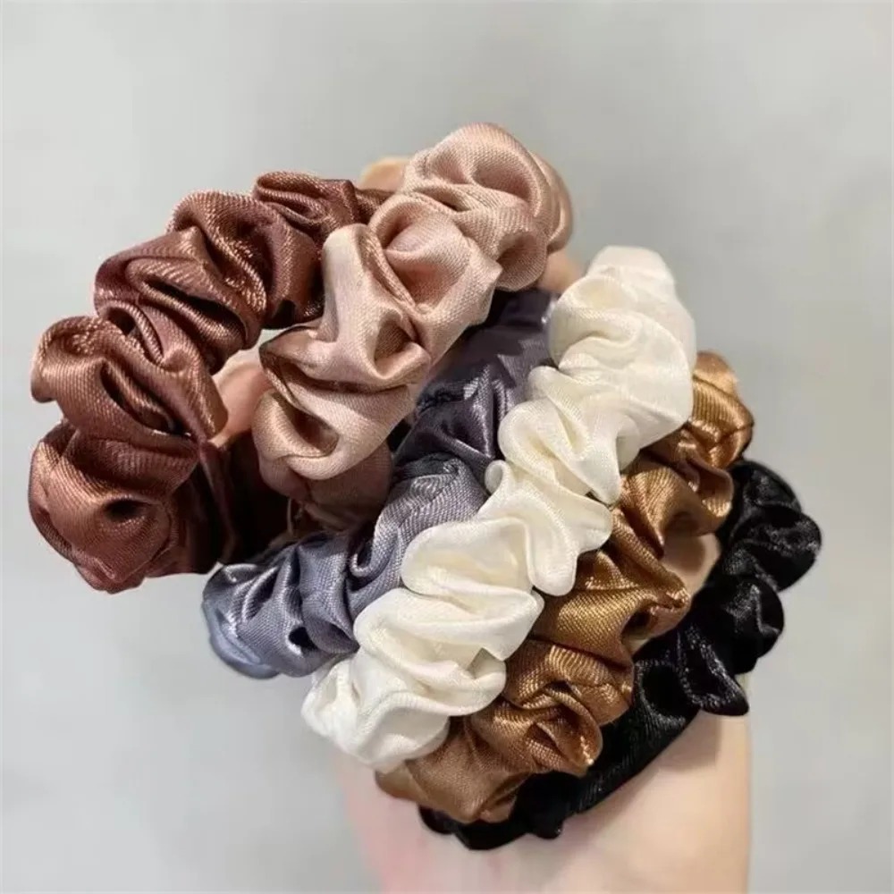 6Pcs Soft Satin Hair Scrunchie - đánh giá và giá Travel Accessories For Girls