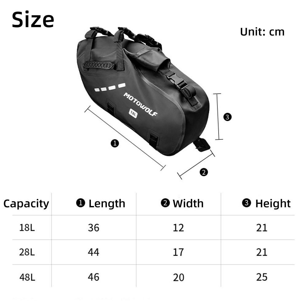 Waterproof Motorcycle Saddle B - đánh giá và giá It Travel Accessories